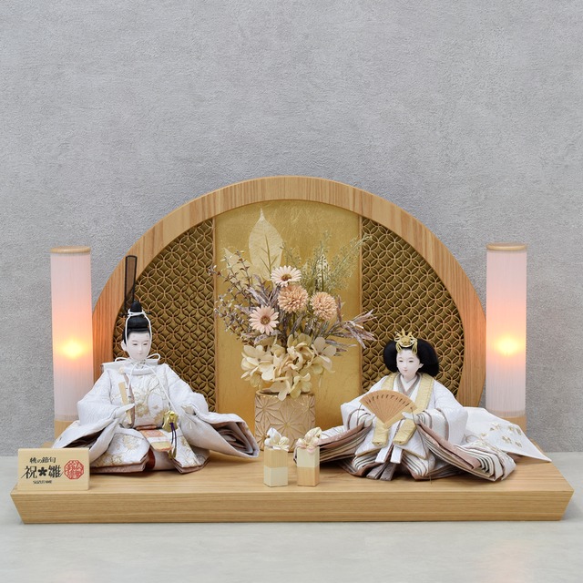 雛人形 親王飾り【彩七宝】AYASHIPPOU｜モダン｜おしゃれ｜かわいい｜今どき｜和モダン｜おすすめ｜ひな人形