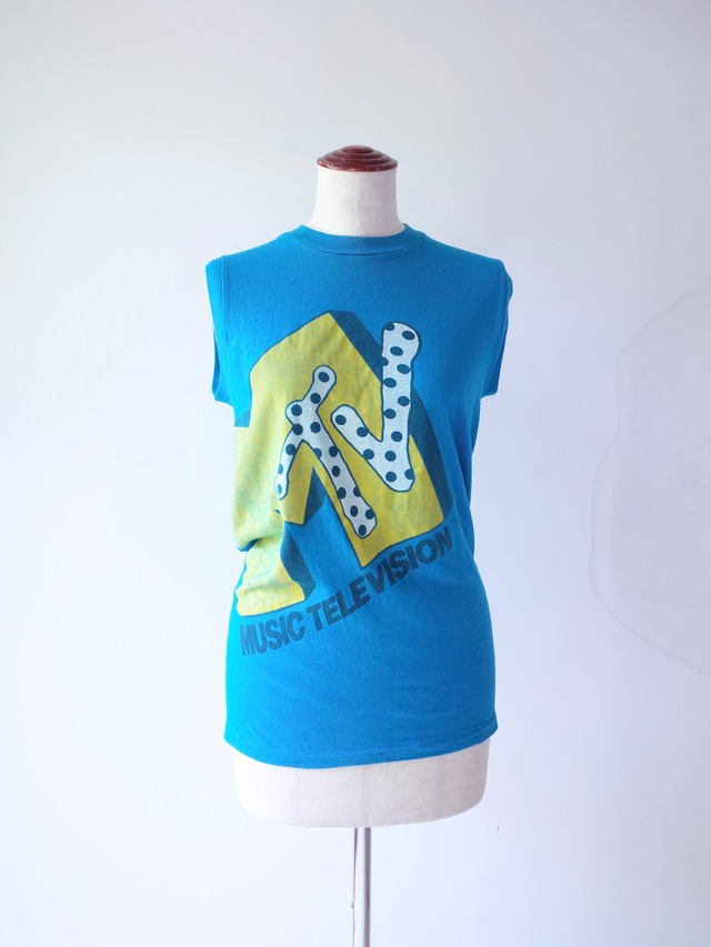 80s MTV Logo Sleeveless T-Shirt