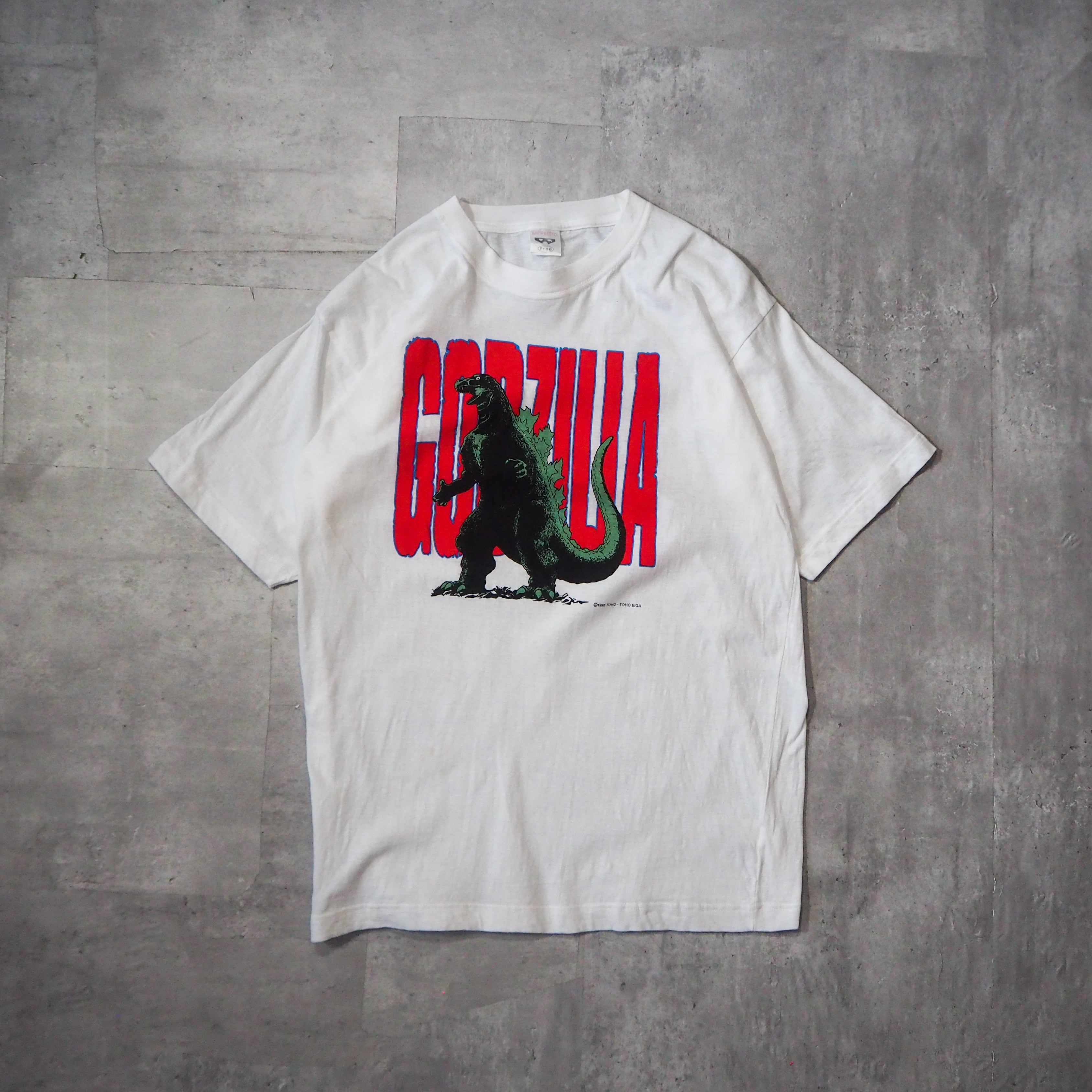 90s “GODZILLA” tee ©︎1998 BANPRESTO body 90年代 ゴジラ tシャツ