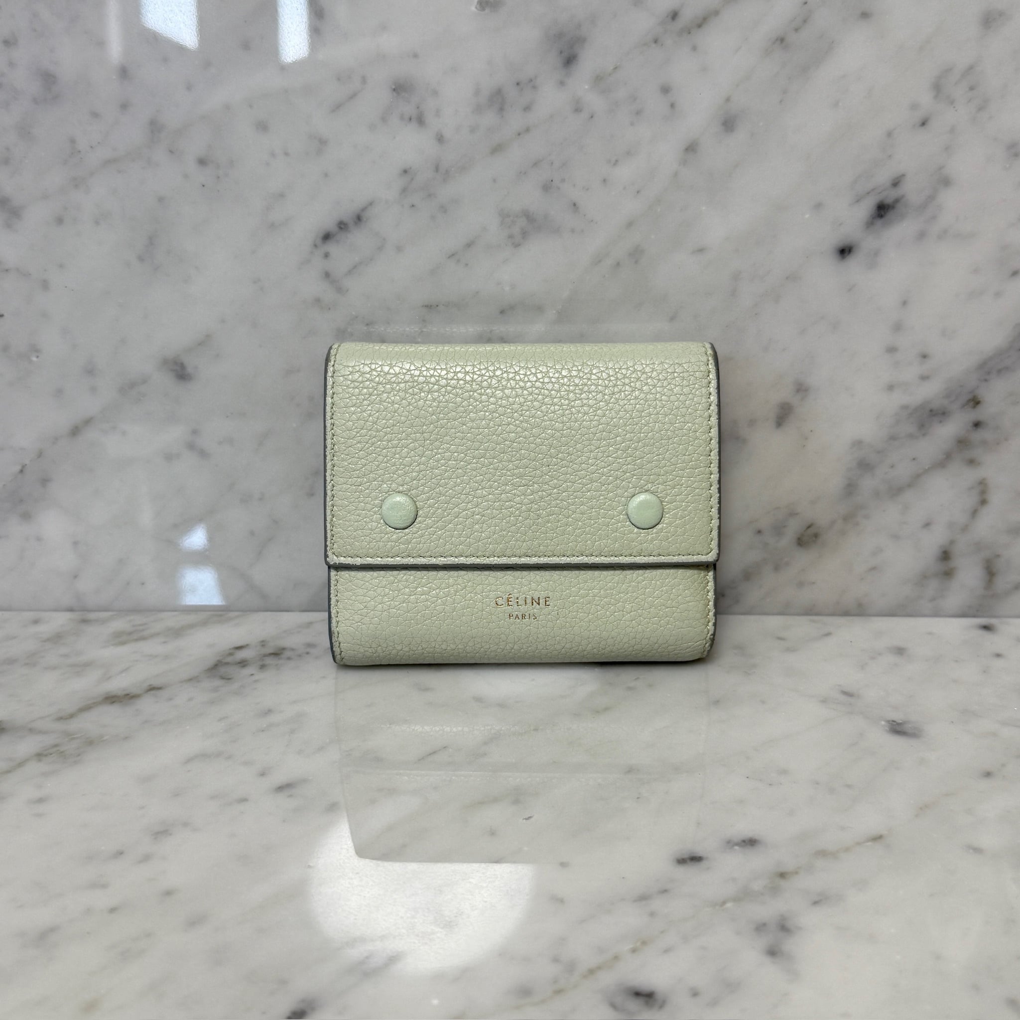 CELINE セリーヌ スモール トリフォールドウォレット 三つ折財布