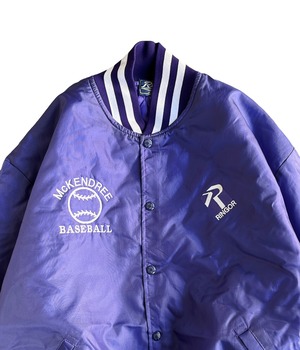 Vintage 00s Stadium jacket -Purple-