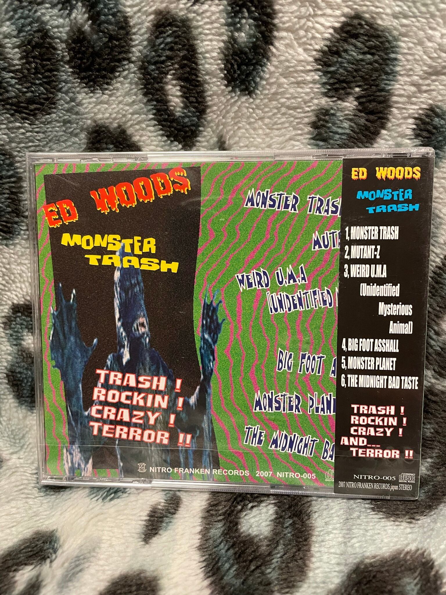 ED WOODS : Monster Trash (cd) NITRO-005 | NITRO FRANKEN RECORDS ED