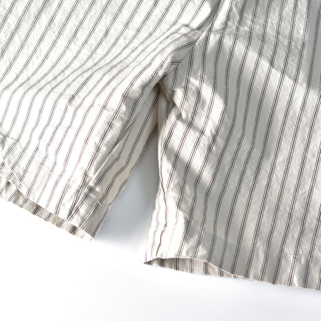 prit プリット コットンリネンウェザー近江晒加工 ペンギンパンツ・ワークストライプ【送料無料】