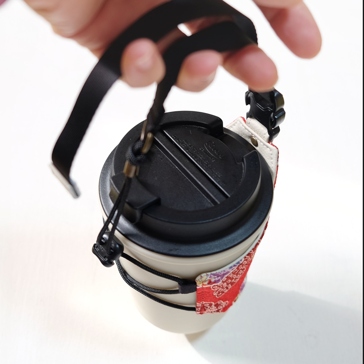 Motte-モッテ- リバティVer. <和柄ちりめん/四季堤(赤)> 新バックルVer.