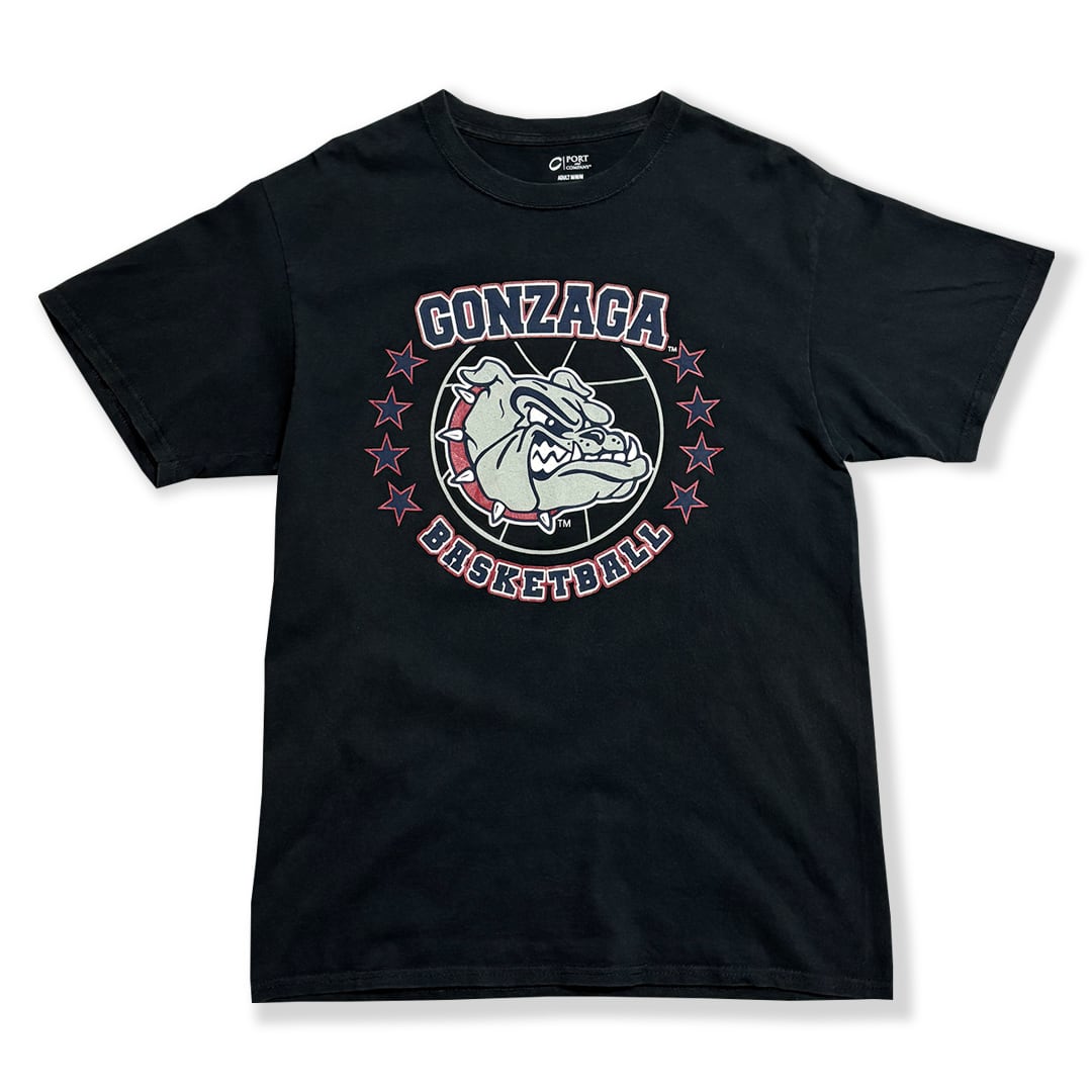 Gonzaga University Basketball Printed T-shirt. PORT and COMPANY
