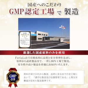 【お得な１０本セット】FeriaLab 5-デアザフラビン(TND1128) サプリ 日本製 高純度99.9％ 国内GMP認定工場 5-ala エイジングケアサプリメント (30日分×10本)
