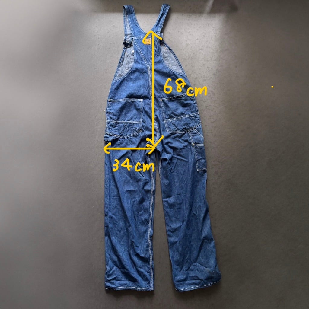 50s CAN'T BUST'EM オーバーオール　ヴィンテージ Vintage 50s CAN'T BUST'EM Denim Overall | ACROSS THE RIVER