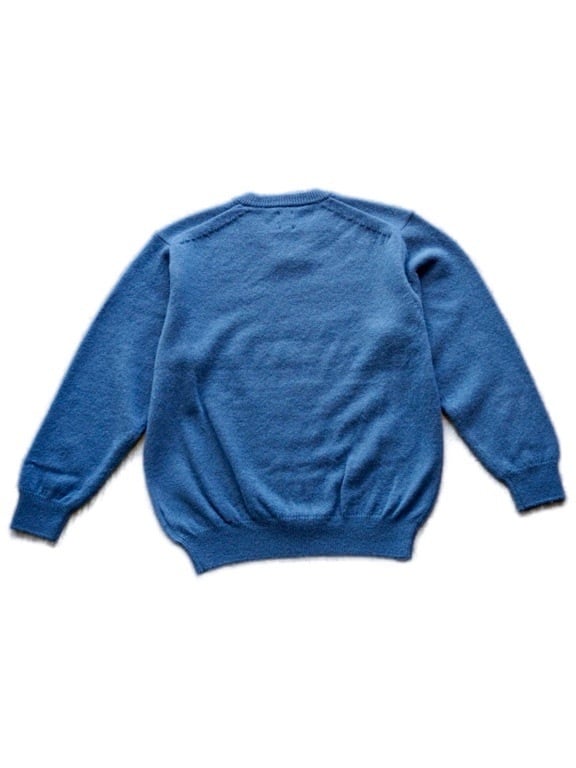 バトナー(BATONER) メンズ/BLUEFACE CREW NECK/GRAY BLUEカラー
