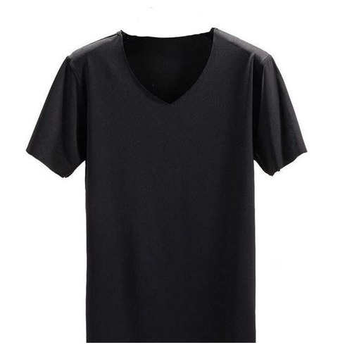 シームレス半袖シャツ メンズ Vネック インナー Tシャツ 速乾 通気性 伸縮 無地 肌着 下着 薄手 夏用 ビジネス ワイシャツ カジュアル レッド ブルー グレー ネイビー ホワイト ブラック cw-a-6734