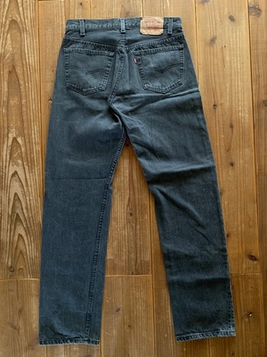 90's Levi's 501 ブラック デニムパンツ 表記（32 × 34）USA製