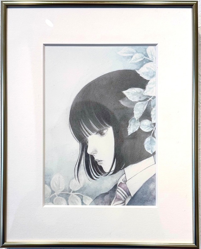 山田雨月 たゆたゆ展：原画「涼風」