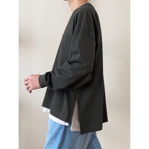 360°A-Line Long-Tee Sumikuro 8oz