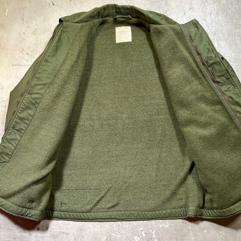 70's U.S.NAVY A-2 デッキジャケット 後期型 オリーブドラブ 70's U.S.NAVY A-2 デッキジャケット 後期型 オリーブドラブ