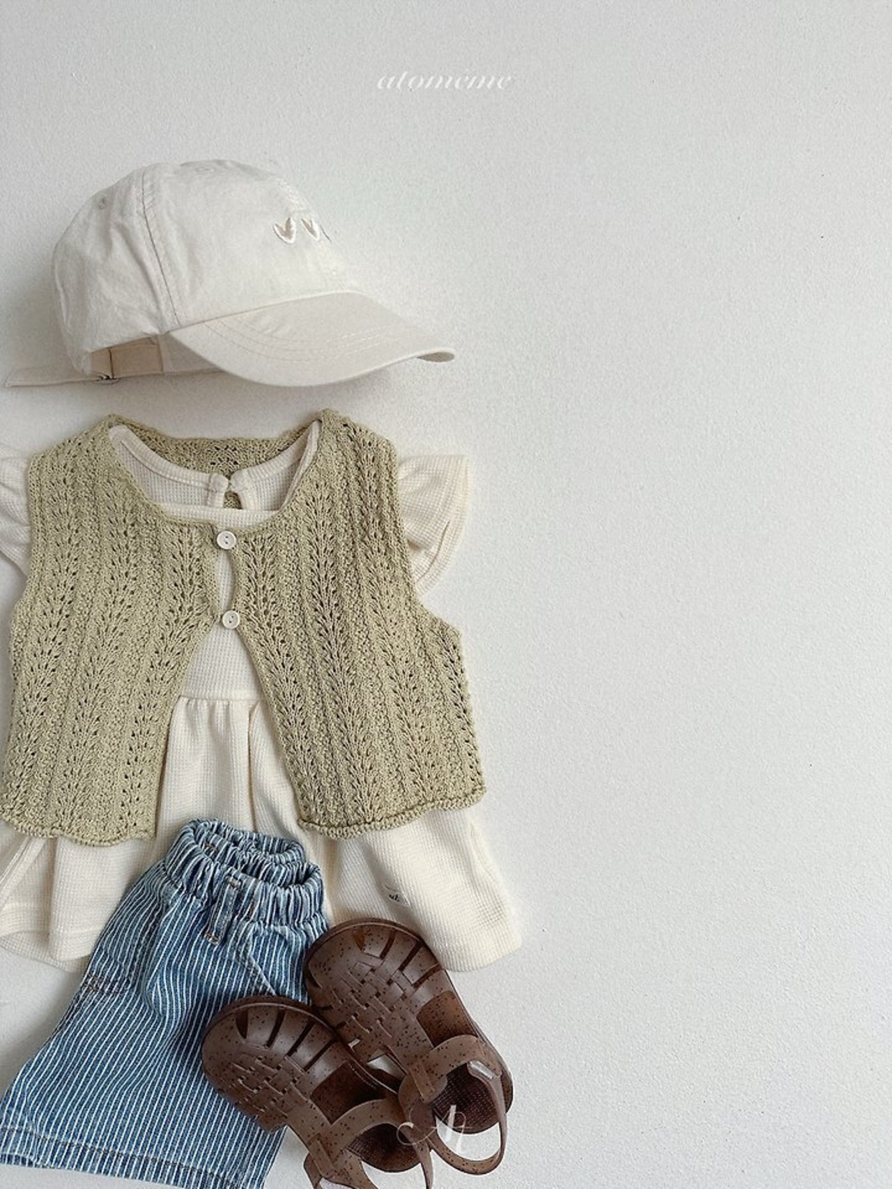 【取寄/韓国直送】atomeme 26/SM ブルームノースリーブ｜長袖 ｜夏服｜韓国子供服