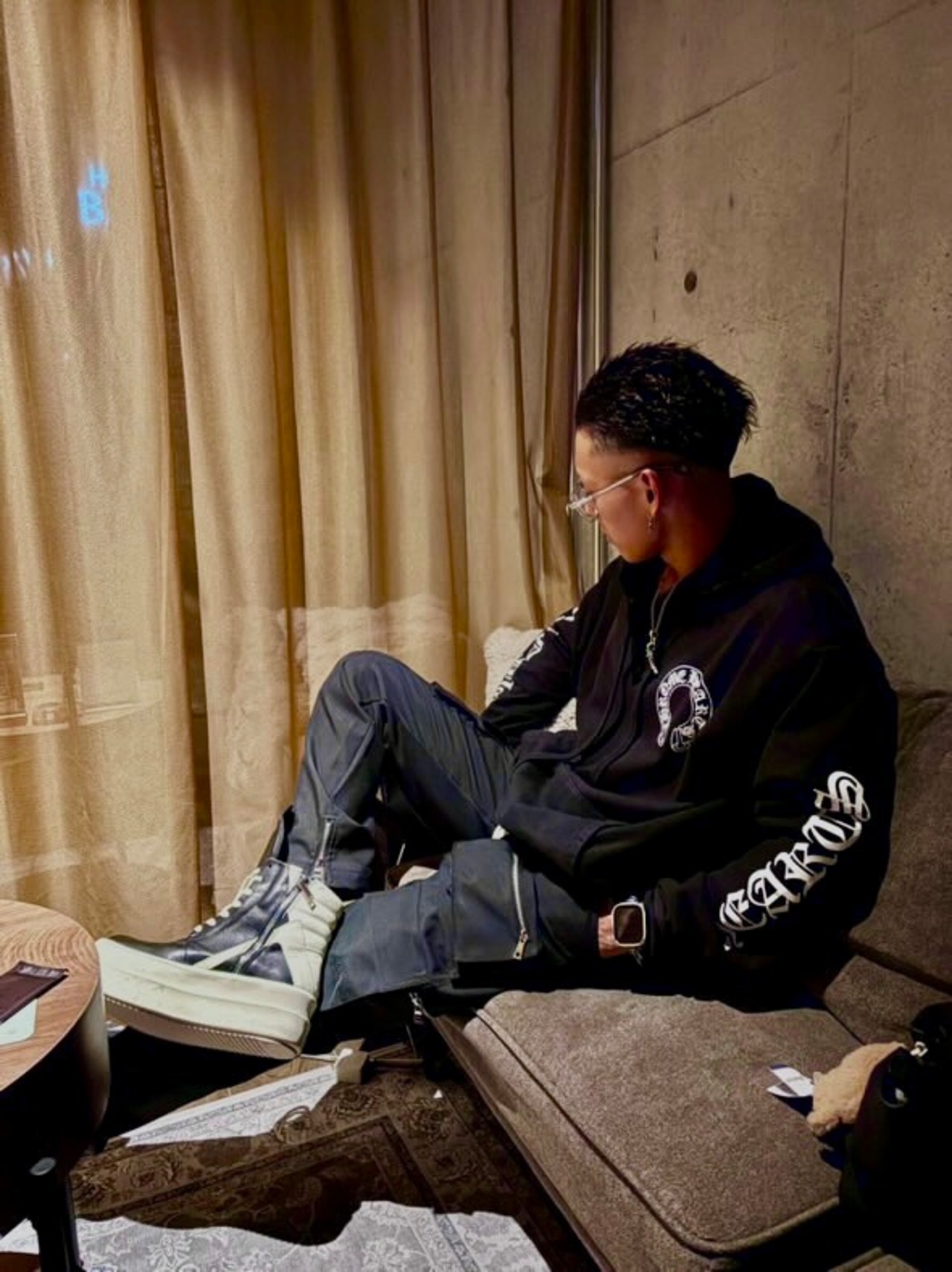 【最短翌日発送】脚長高見え設計｜サイドジップカーゴパンツ(P00003)