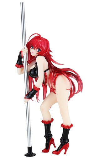 【努力特価】回天堂 ハイスクールD×D リアス・グレモリー ポールダンスver. 〜Black Color〜 1/7スケール PVC製 塗装済み 完成品 フィギュア