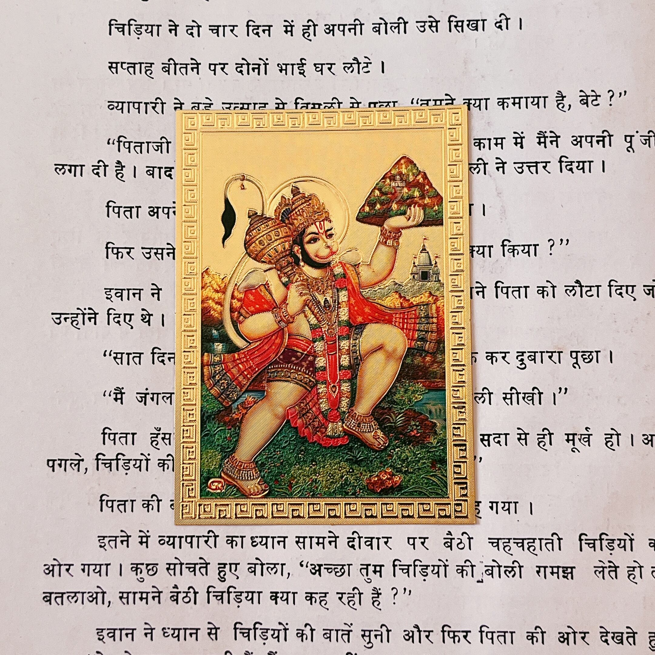 神様ステッカー(ハヌマーン) | インド雑貨 -Roshni-