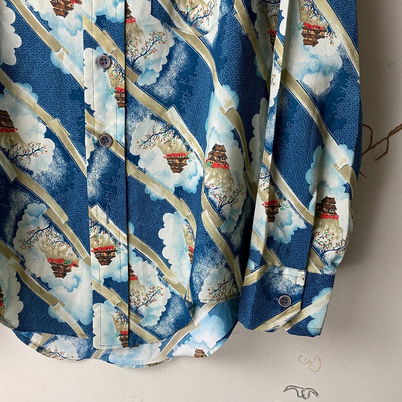 vintage 1970’s polyester shirt