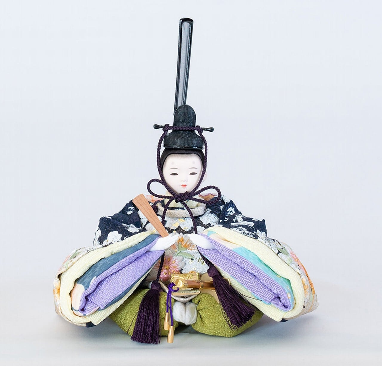 手まり雛 ころろ』紺桜 二人飾り（税込価格） | 《手まり雛ころろ