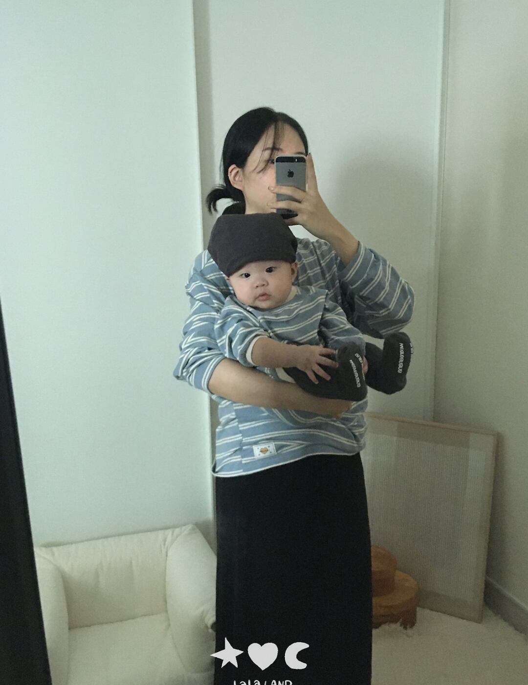 送料無料【予約】/  babyセイントロンパース /lalaland