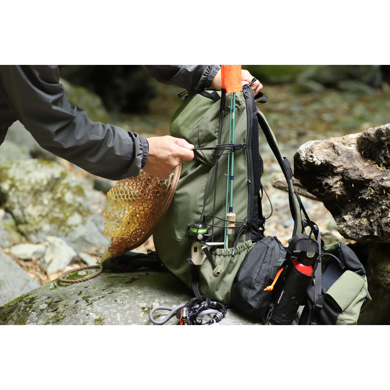 STREAM CHASER BACKPACK KHAKI / ストリーム チェーサー バックパック