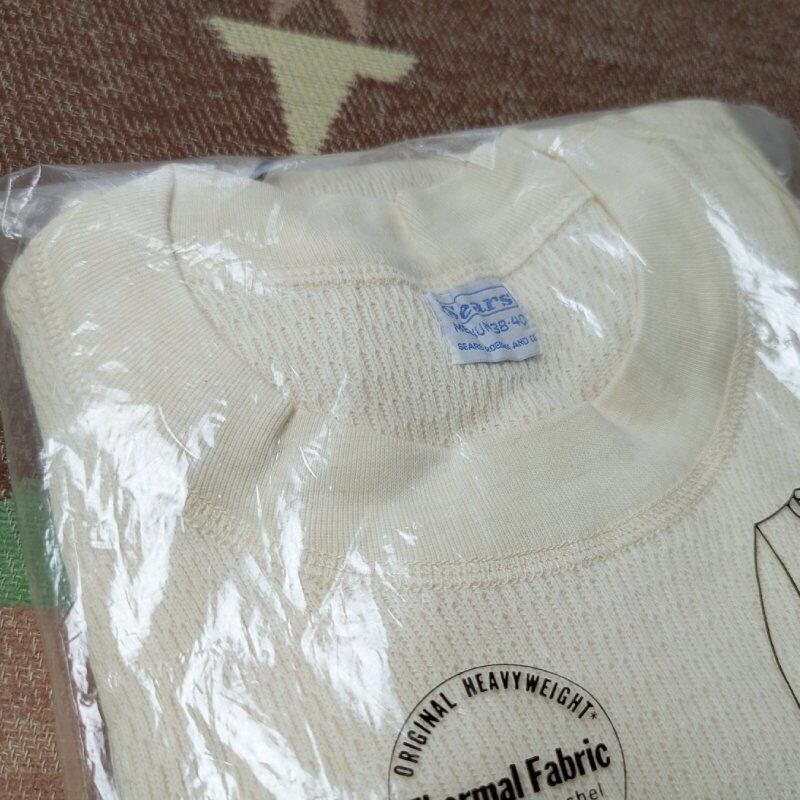 y*n様 希少！50s60s Searsサーマルシャツ！ 60s～ Sears Thermal Undershirt (M) DEAD-STOCK | Wonder Wear