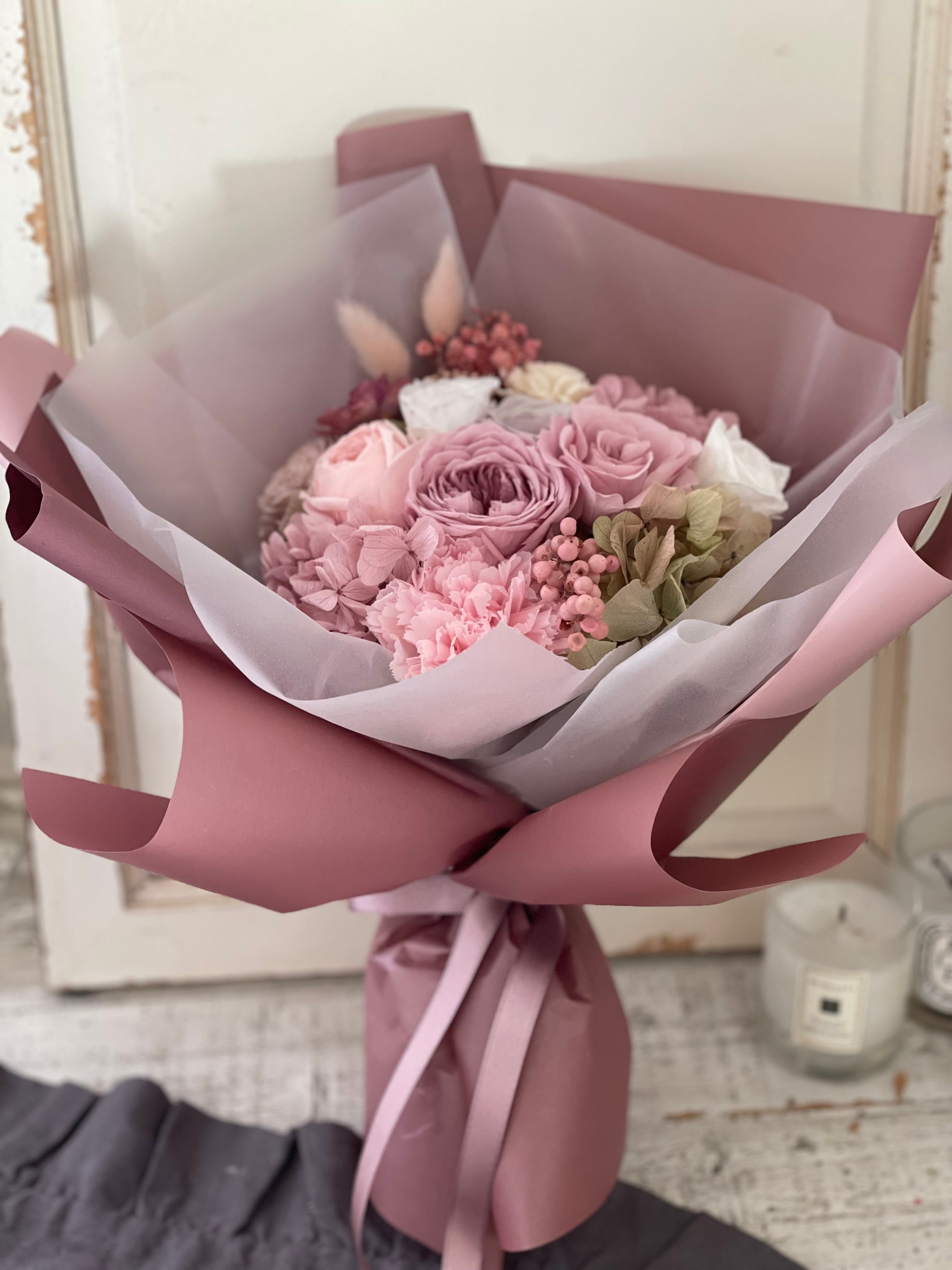 枯れない花束♡カラフルお花♡10日頃に発送させて頂きます♡計11点♡ fbf09db0572ff841a6056d35d391b4