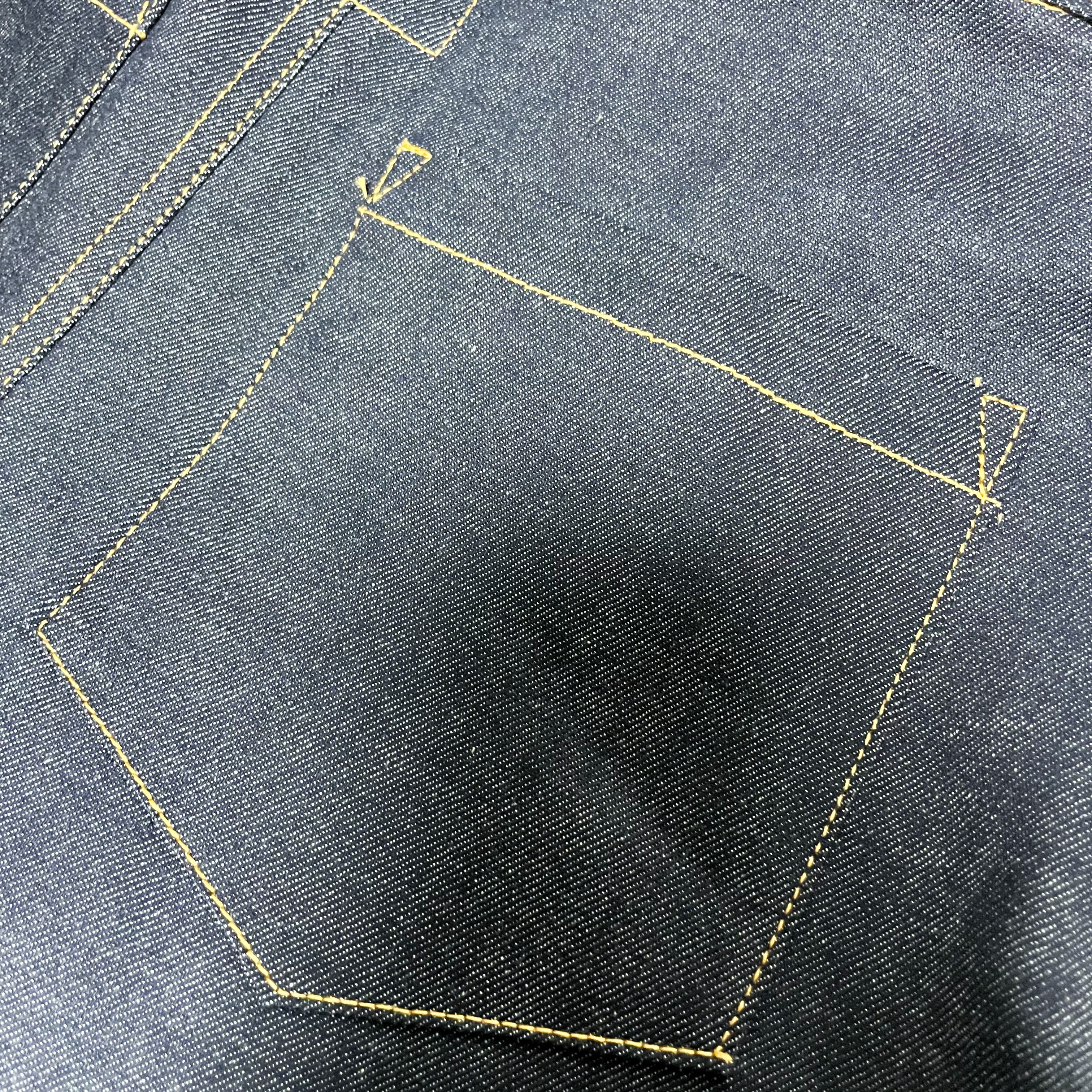 UNFINISHEDサルエルパンツ岡山デニム2023024 | UNFINISHED