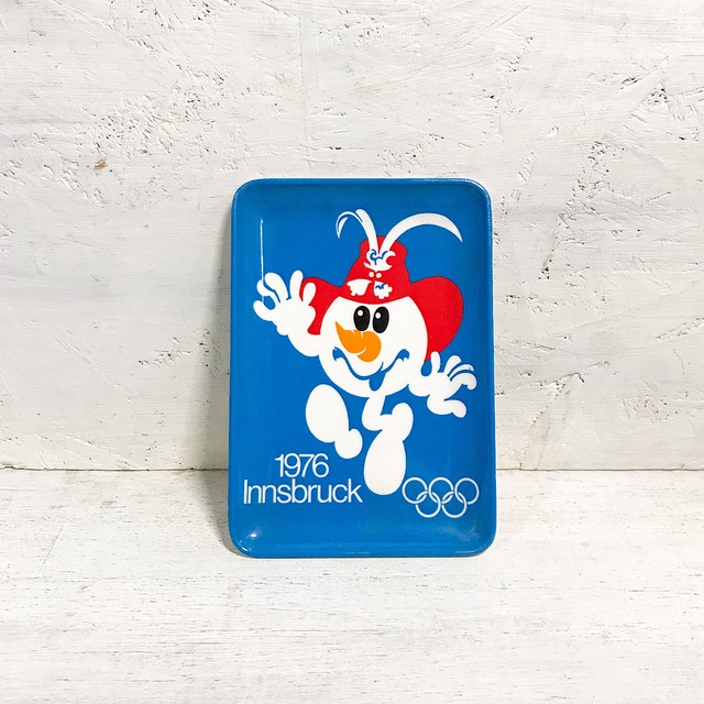 【S-03】1976年インスブルクオリンピックキャラクタートレイ