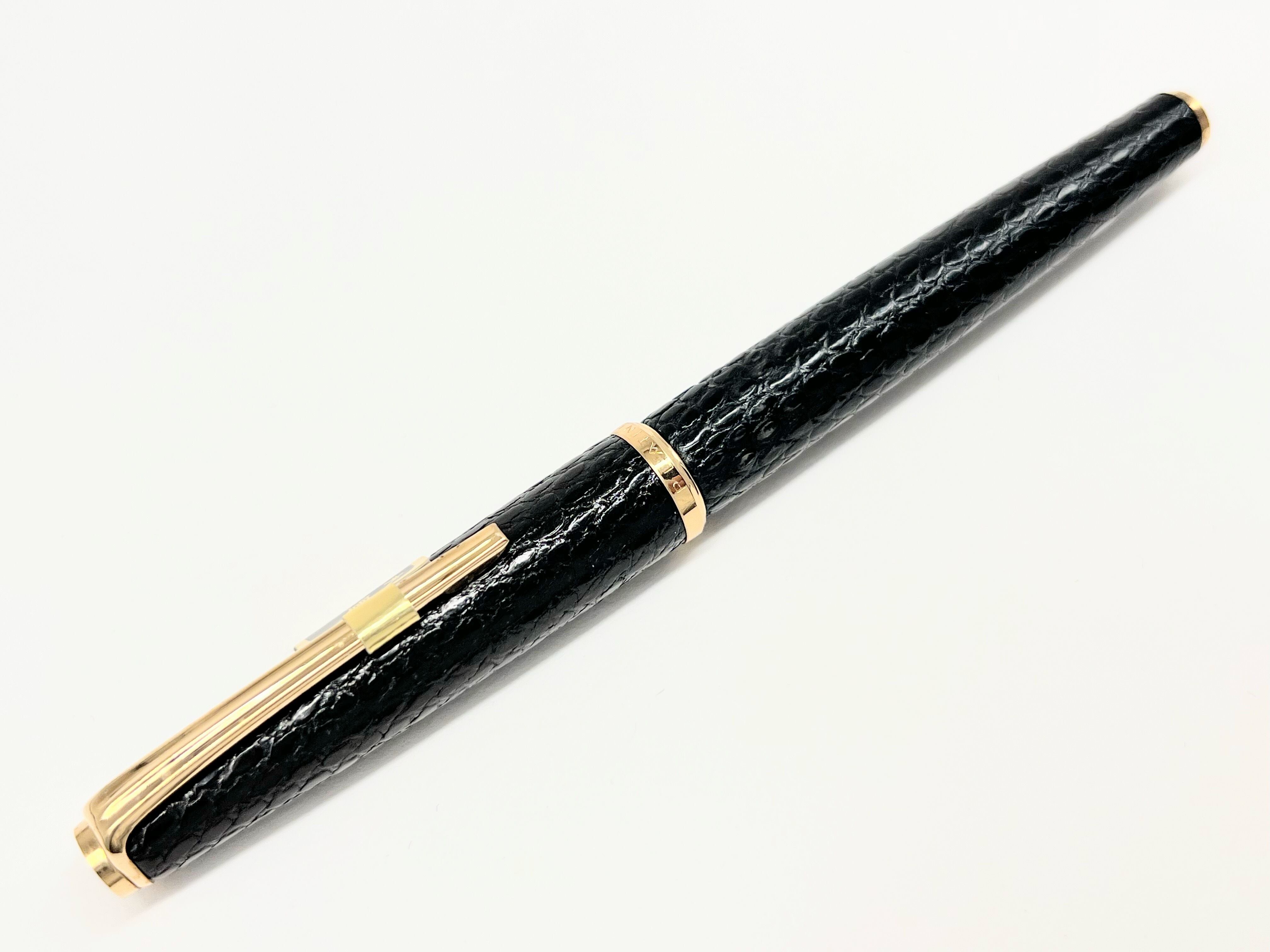 1977 プラチナ 高級皮革 トカゲ PLATINUM （中字） 18K 02734 | 川口