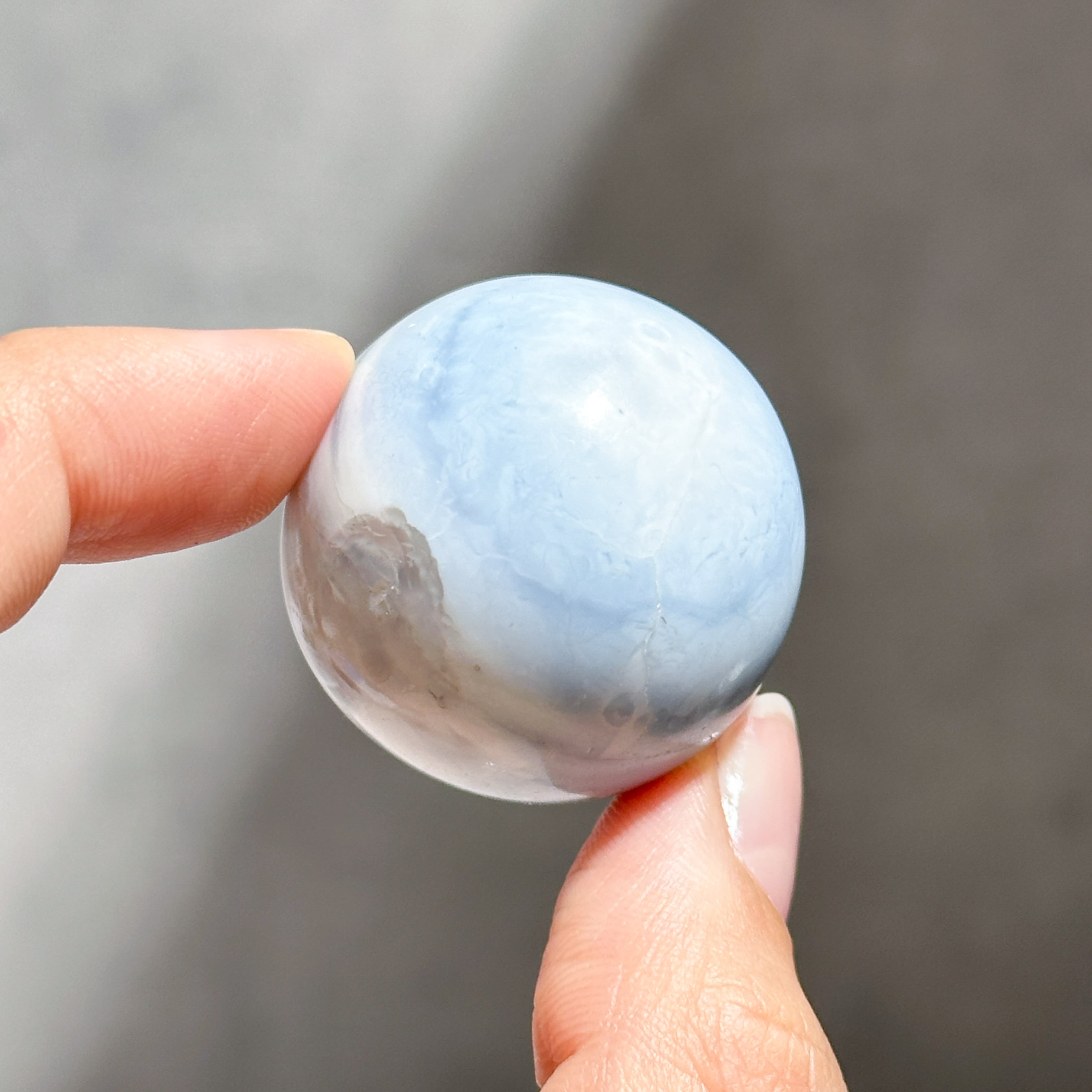 ブルーオパール スフィア01◇ Blue Opal ◇ 天然石・鉱物