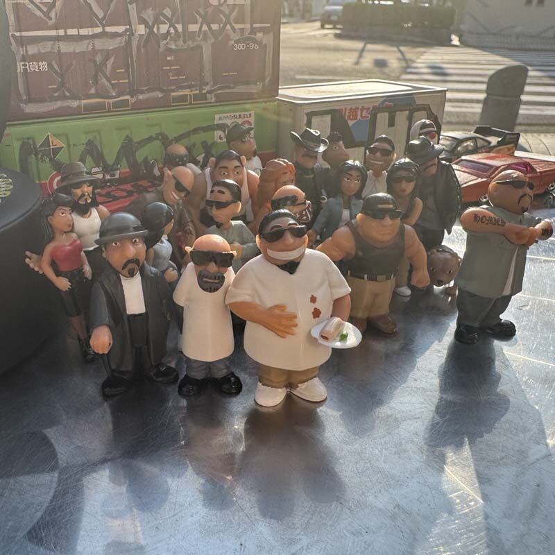 homies locsters フィギュア　シリーズ2 Hoppin Hydros The Lil Locsters Series #2 6 Figure Box Set 901 2003