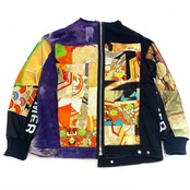 【sleevekimonojk43】着物デニムジャケットSLEEVE KIMONO DENIM JACKET