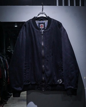 【add(C)vintage】“Independent” Logo Wappen Loose Bomber Jacket