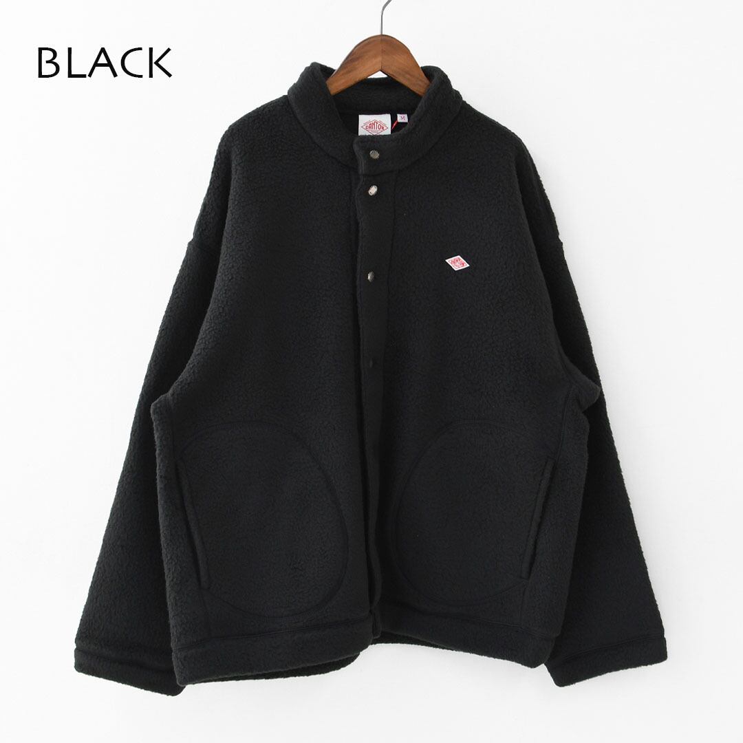 DANTON [ダントン] M DOUBLE FACE BOA STAND COLLAR CARDIGAN [DT