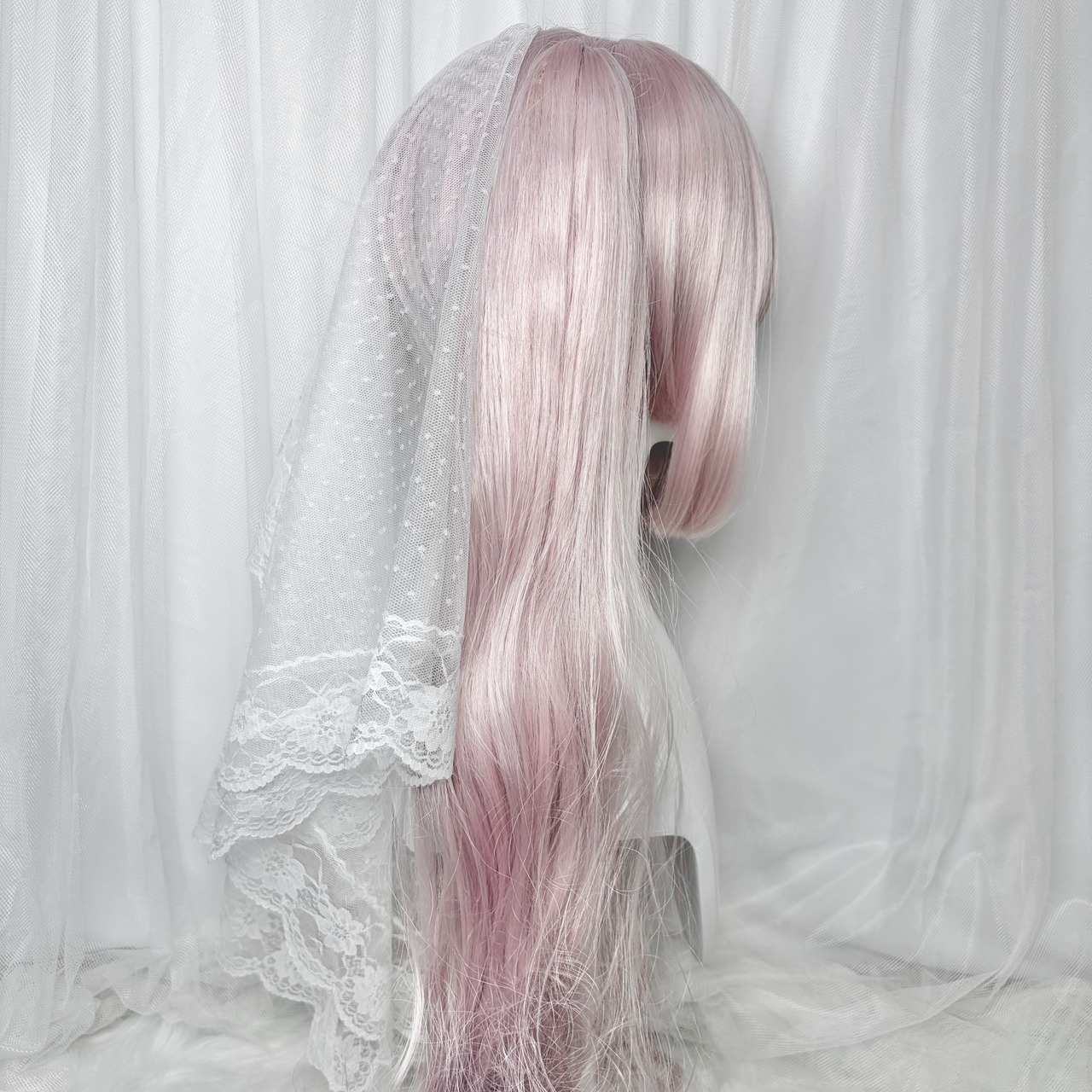 ♡【Option】ミニハット／ヘッドドレス用追加ヴェール（48cm／68cm）♡