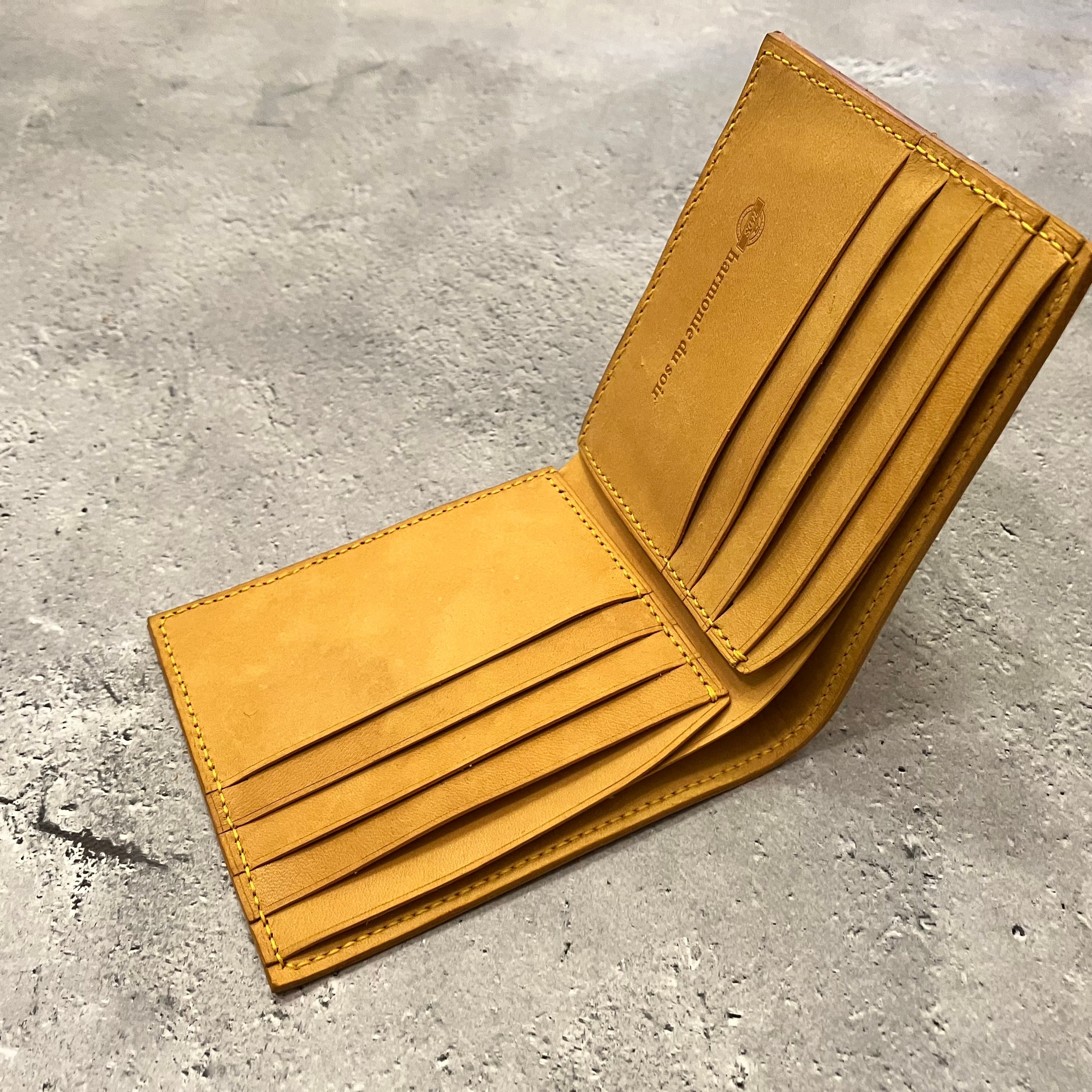 BILLFOLD WALLET】折り財布 カナリーイエロー | 革財布・革小物の