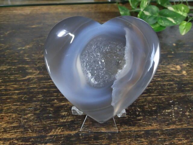 【瑪瑙カービング】　ハート瑪瑙　no.1