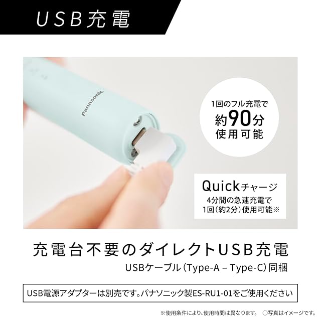 パナソニック 音波振動ハブラシ ドルツ 電動歯ブラシ USB充電 EW-DA18