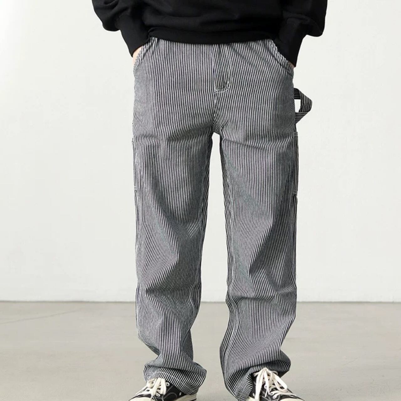 ワイドレッグ ルーズフィット ワークパンツ 00117