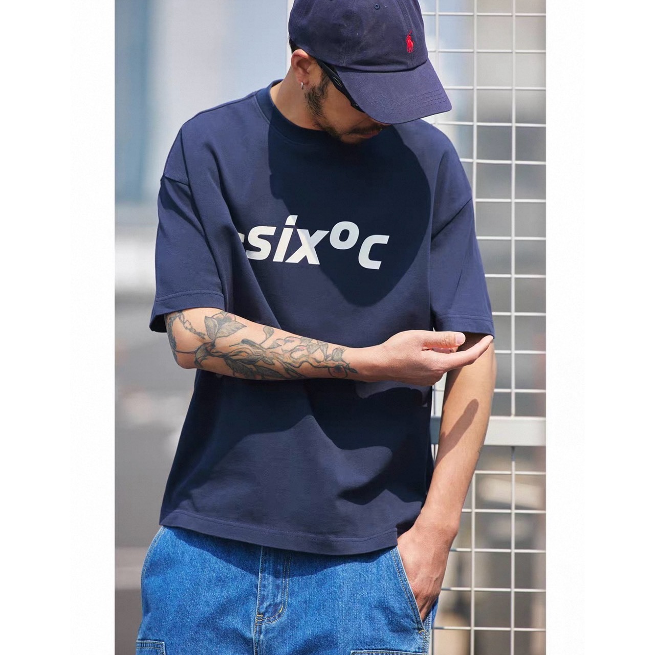 Graphic logo casual tee 1372 - 8
