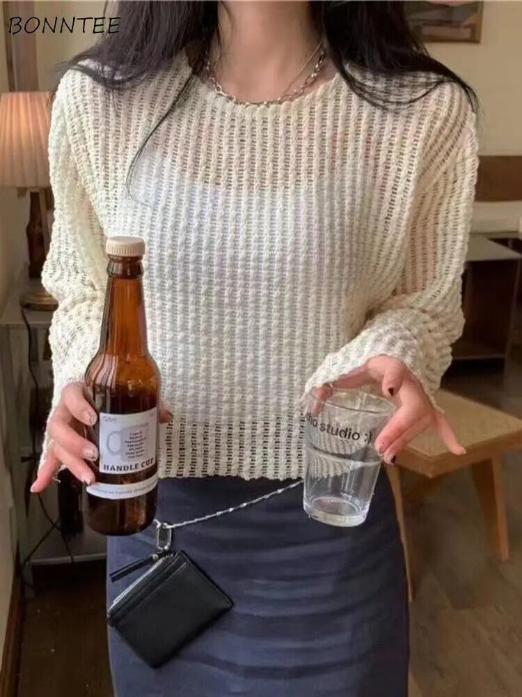 【新作】【送料無料】 Tシャツ女性固体人気レジャー中空アウト通気性デザインストリートオールマッチシンプル O ネック夏新魅力的なオル 0230913131254