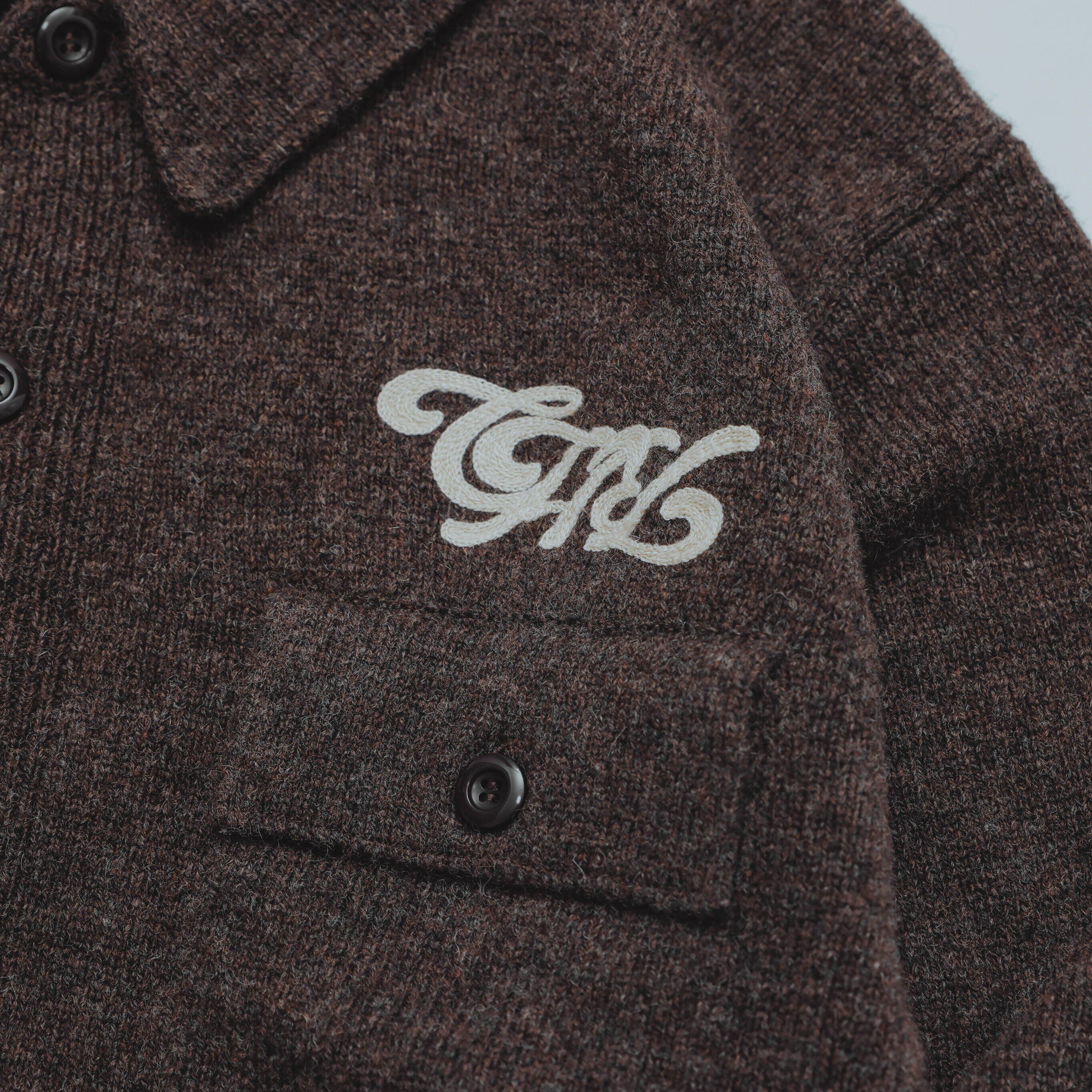 KNIT JACKET <BROWN> | CHRONOIZM