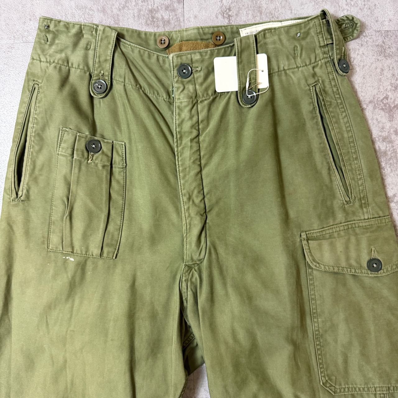 60's Combat Trousers British Army 60年代 コンバットパンツ デニソンスモック イギリス軍 ミリタリー ヴィンテージ ビンテージ  TT2026-0025 - 3