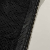 NANKAI ナンカイ パンチング レザー ノースリーブ ベスト M /牛革/本革/ブラック/南海部品/バイク/バイカー