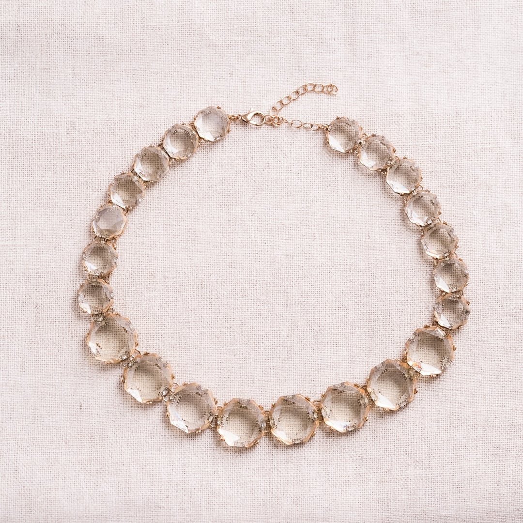 Valentine's Day Marche: Glass cabochon necklace