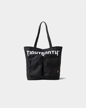 TIGHTBOOTH / DOUBLE POCKET TOTE / BLACK