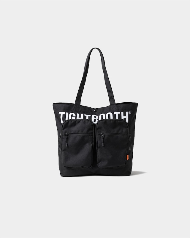 TIGHTBOOTH / DOUBLE POCKET TOTE / BLACK