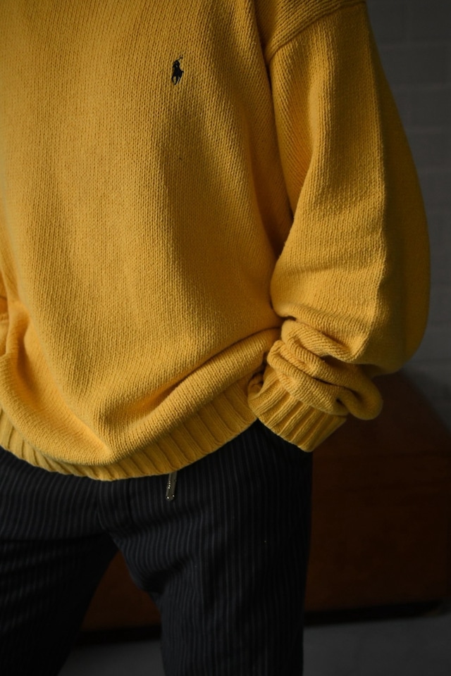 OK/90's "polo by Ralph Lauren" cotton knit
