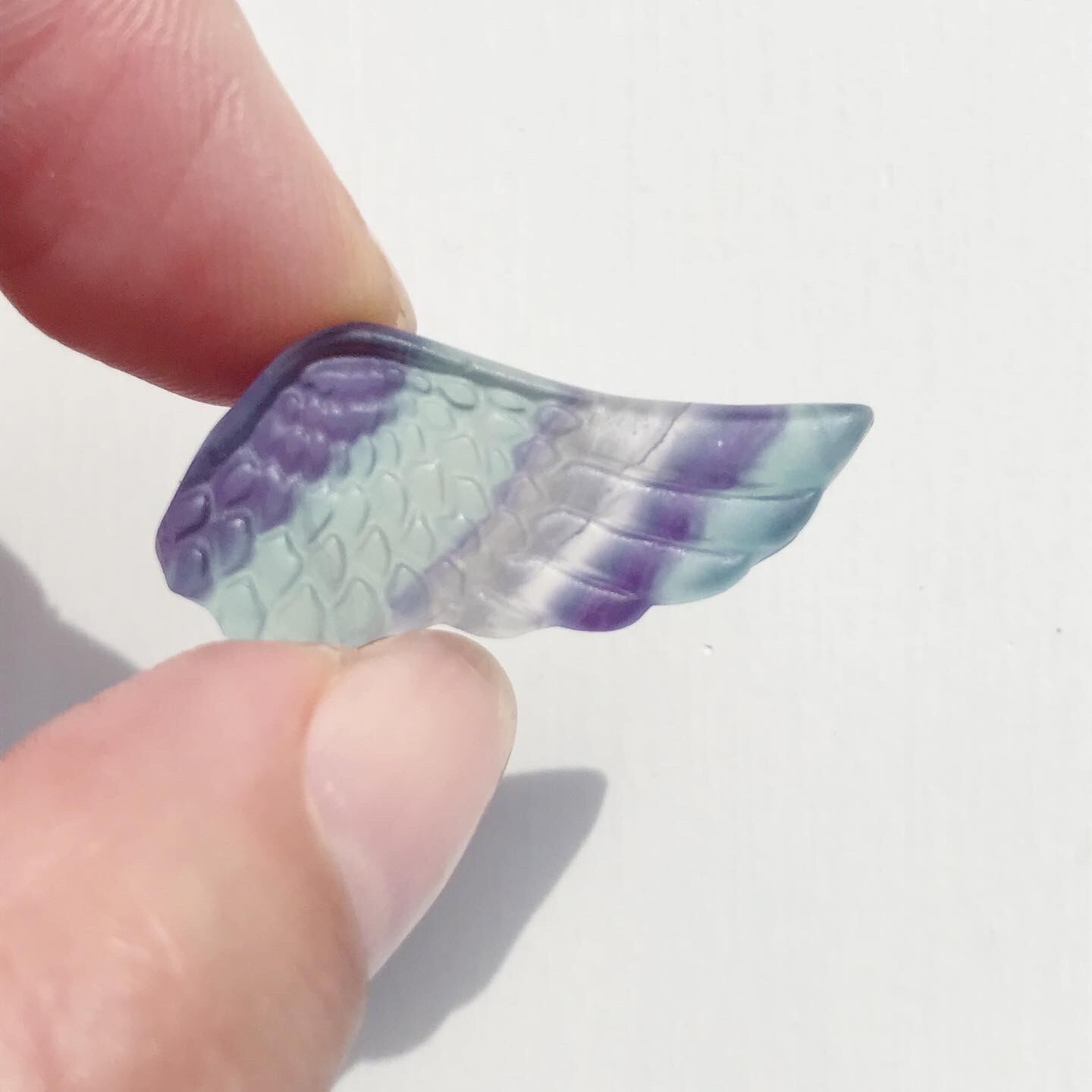 Fluorite Angel Wing 18